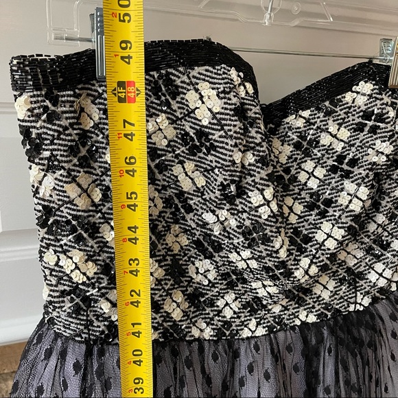 Vintage 50s style Bill Blass Evening dress strapless size 14 or large - Picture 15 of 15